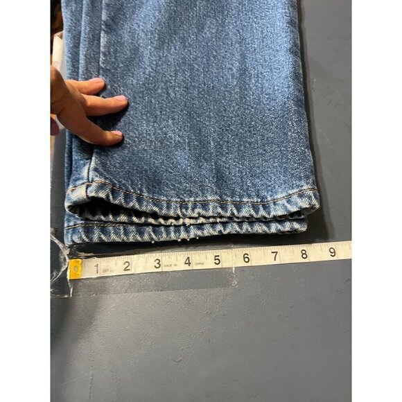 L.L.Bean Womens Double L Relaxed Fit Jeans Size 16WPetite Blue Denim Cotton Poly - Picture 11 of 12